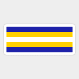 Los Angeles Color Stripes Sticker